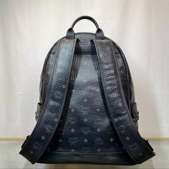 MCM Stark large black Backpack - Picture 2 of 6